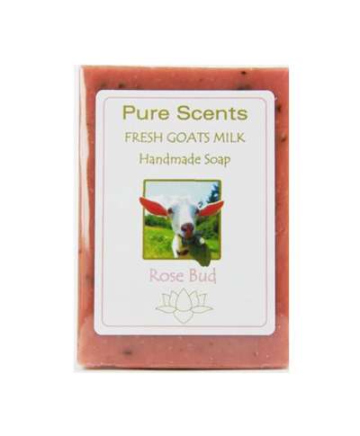 ヤギミルク石鹸　ＰｕｒｅＳｅｎｔｓ　ローズバッド【ファミリー倶楽部　対象商品】