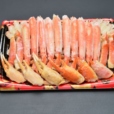 完売御礼!食べやすくて幸せ!ボイルズワイ蟹ハーフポーション(1.2kg)