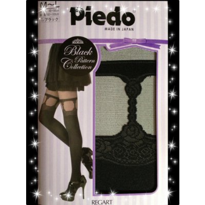 サイハイタイツ【バラ柄4本ガーターベルト風】