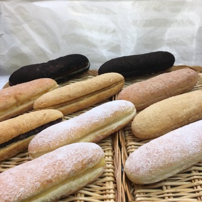 【東京あげパン満喫セット】基本の揚げパン4種類＋クリーム入り揚げパン6種類