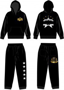 2017・1・15発売 スターダム オリジナルパーカーセット ブラック