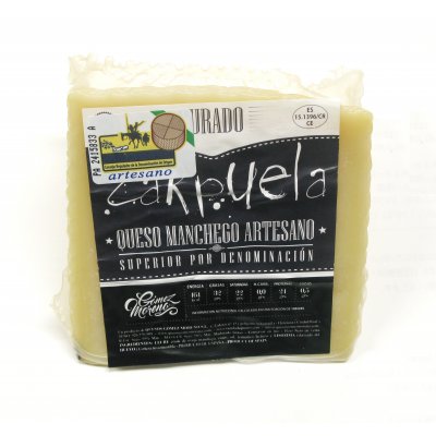 【クール便】スペイン産チーズ　ケソ・マンチェゴ　羊乳のチーズ MANCHEGO D.O.P　350g