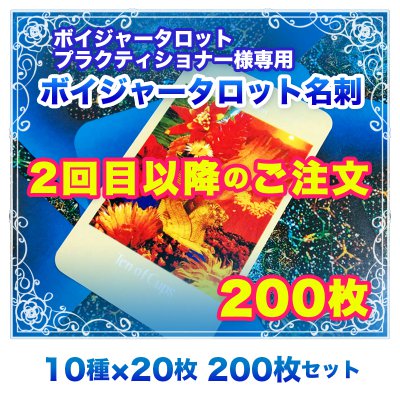 【名刺】ボイジャー名刺 200枚セット(10種類×20枚)【2回目以降のご注文】