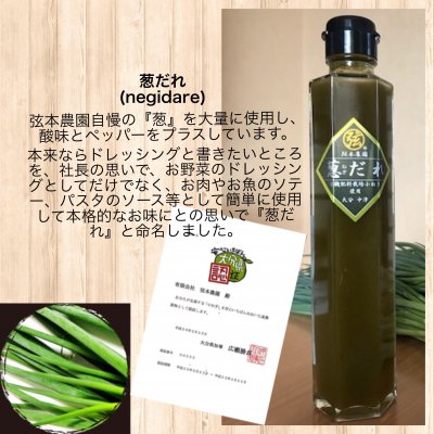 【ドレッシングタイプ調味料】弦本葱だれ200ml