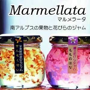南アルプスの果物と花びらジャム「マルメラータ」