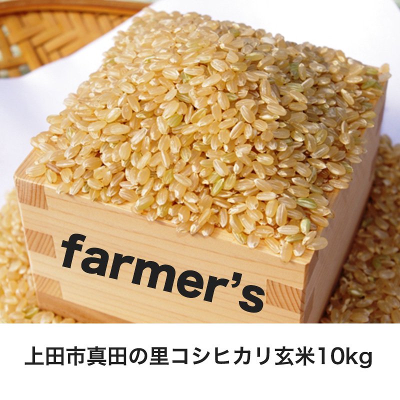 《29年度産》コシヒカリ玄米10kg☆無農薬有機栽培長野県上田市真田の里よりお届け